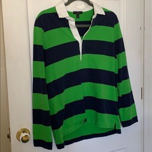 J Crew Striped rugby shirt